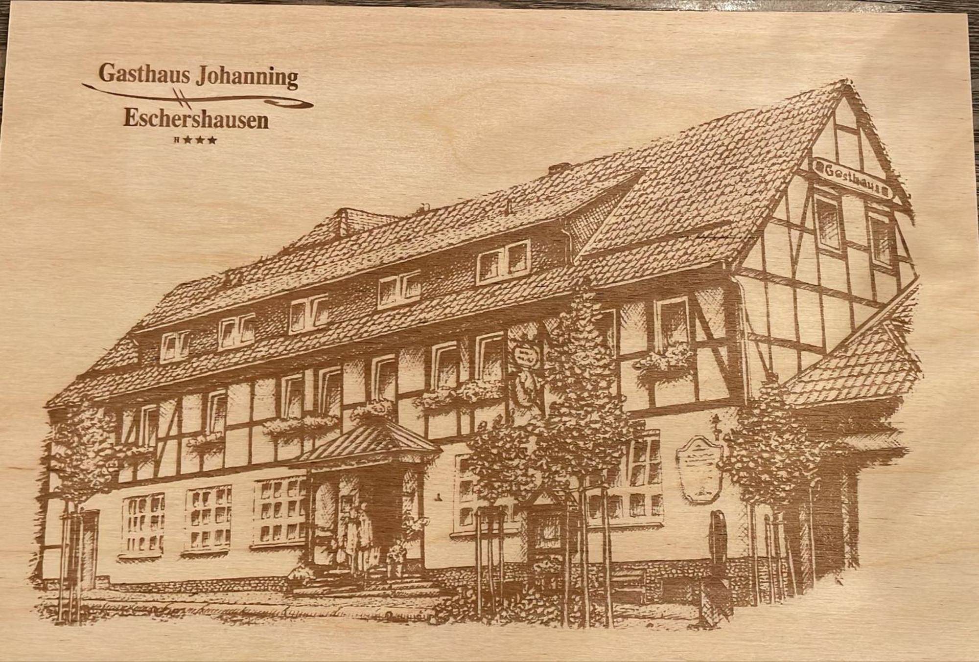 Gasthaus Johanning Uslar Exterior foto